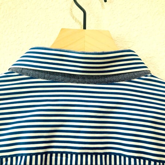 Ted Baker Blue Stripes Button Down Shirt. Size 6. - Picture 7 of 7